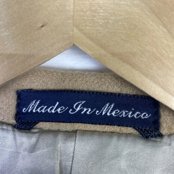 Roundtree & York Mens Blazer 42R Beige 100% Camel Hair Sport Coat Lined Jacket - Picture 7 of 12